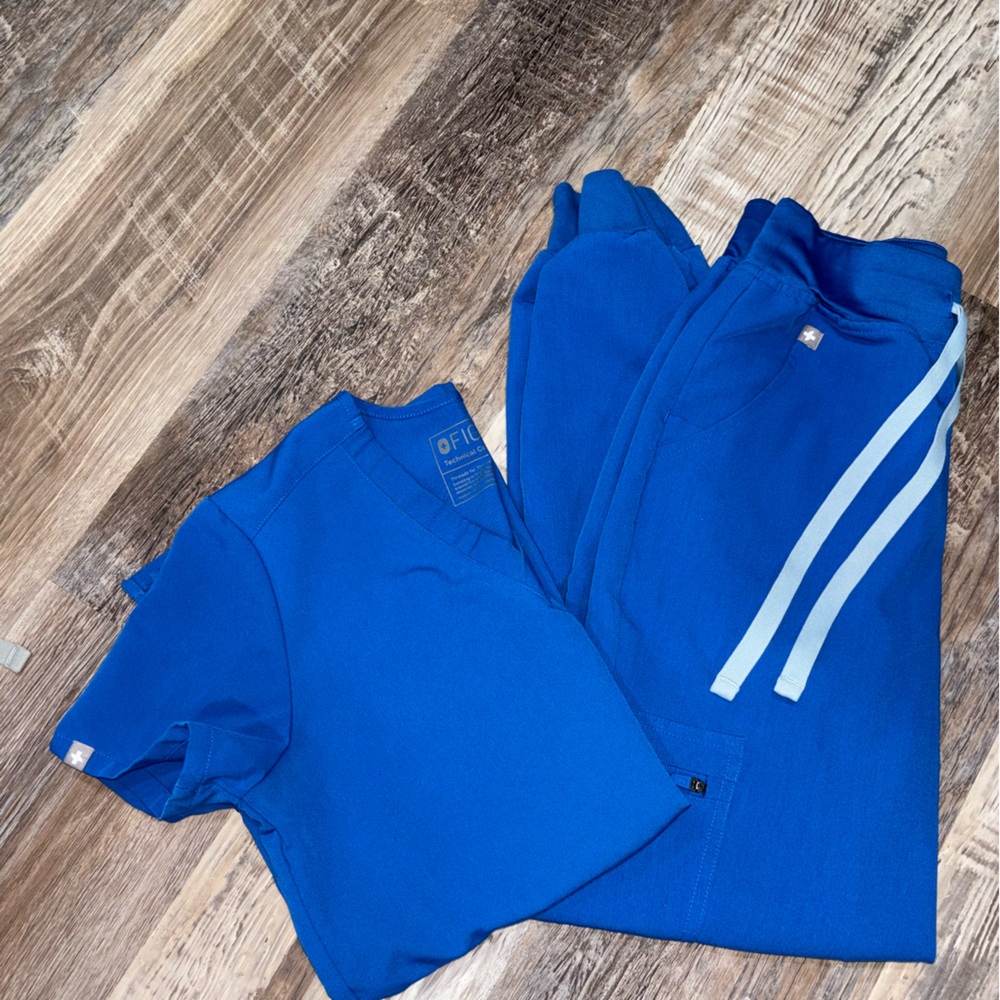 Figs Set- XXS. Royal Blue